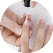 application of nail polish for the treatment of nail fungus